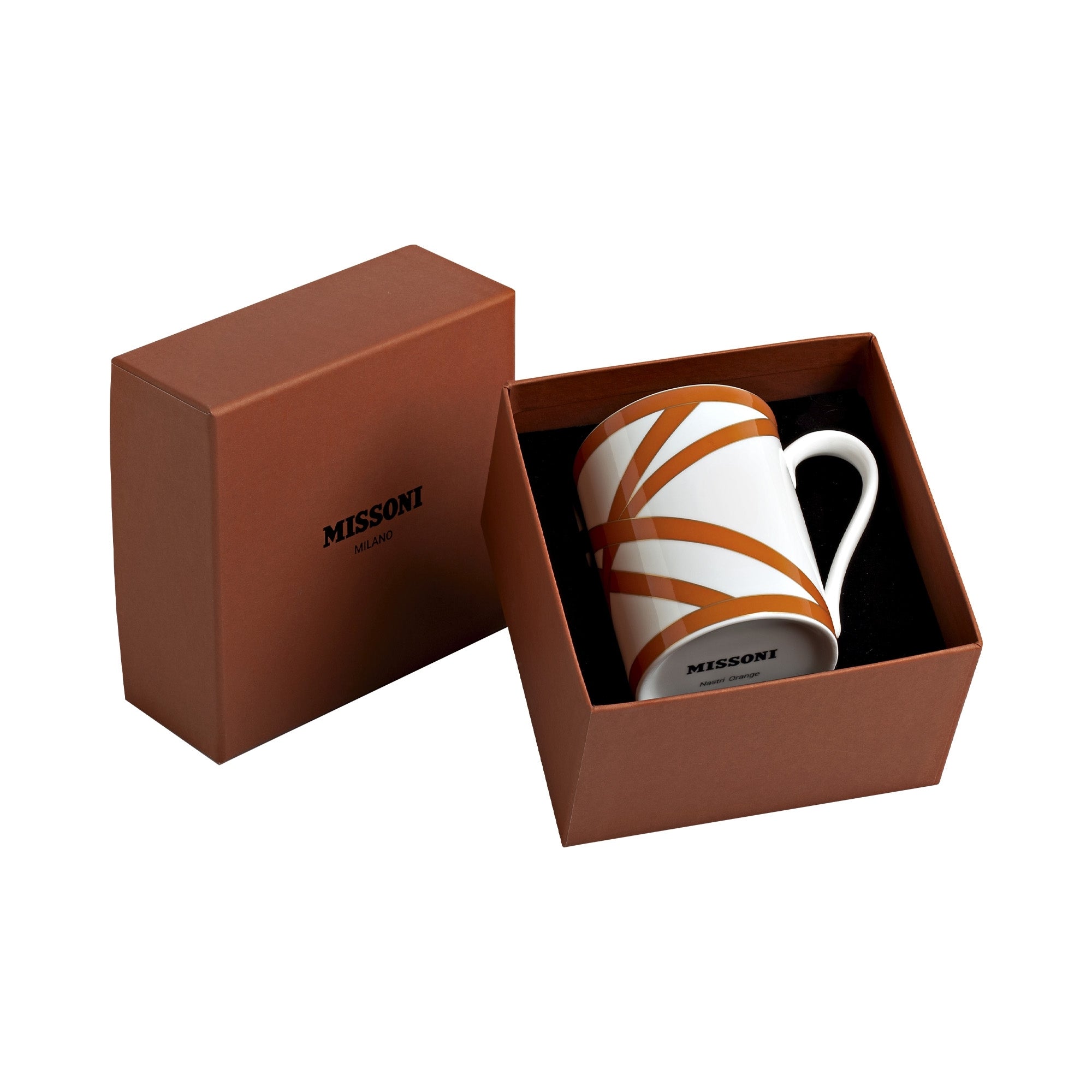 MISSONI - CAJA DE LUJO SET 1 UD. TAZA NARANJA cc.370 / CAJA DE LUJO SET 1 UD. TAZA DE TAZA